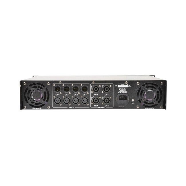 Citronic QP1600 4 x 400W Quad Power Amplifier