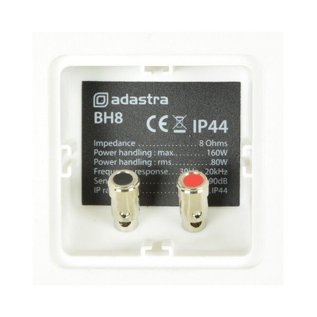 adastra Adastra BH8 Speakers Outdoor Pair White 8" 120W