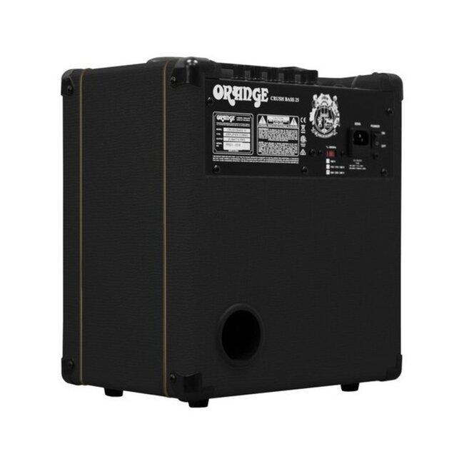 Orange Crush Bass 25 Combo, Black