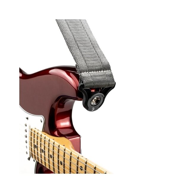 D'addario 50MM Auto Lock Guitar Strap  - Grey