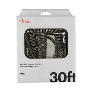 Fender Fender Professional Coil Cable, 30', Gray Tweed