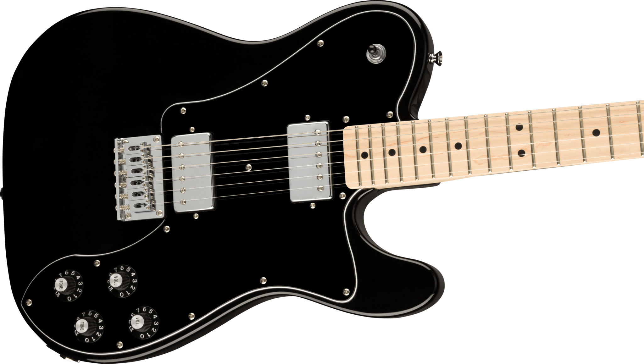 Squier Affinity Series™ Telecaster® Deluxe, Black - Intasound Music