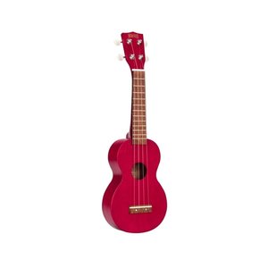 Mahalo Mahalo Soprano Ukulele Kahiko MK1 Transparent Red