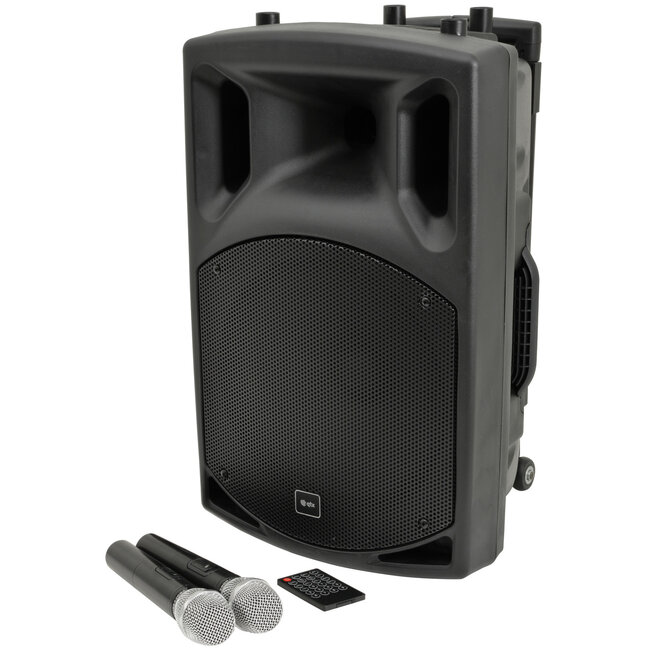 HIRE Hire of: Portable Battery Powered Speaker with 2 radio mics