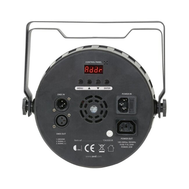 QTX PAR100 High Power 3-in-1 LED Plastic PAR Can