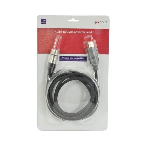 Chord XLR to USB Converter Lead