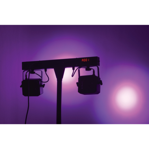 qtx QTX Stereo Twin PAR Bar Portable Stage Lighting