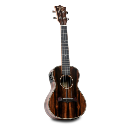 Snail Snail UKC-E498EQ Electro Ebony Concert Ukulele