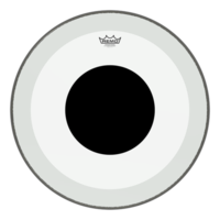 Remo 20" Powerstroke P3 Clear Black Dot