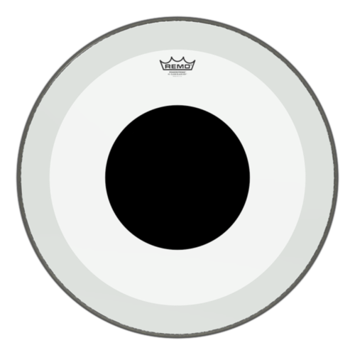 Remo Remo 20" Powerstroke P3 Clear Black Dot Remo Remo 20" Powerstroke P3 Clear Black Dot