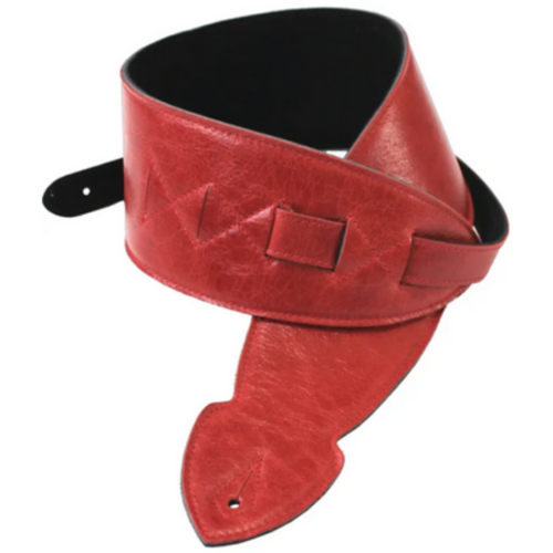 Leathergraft Leathergraft 2.5" Softy Red Deluxe Guitar Strap