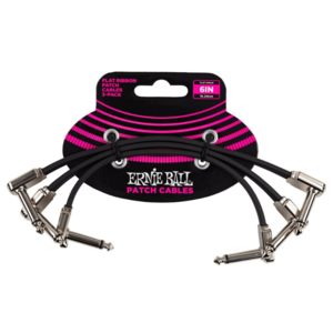 Ernie Ball Ernie Ball 6" Flat Ribbon Patch Cable 3-Pack