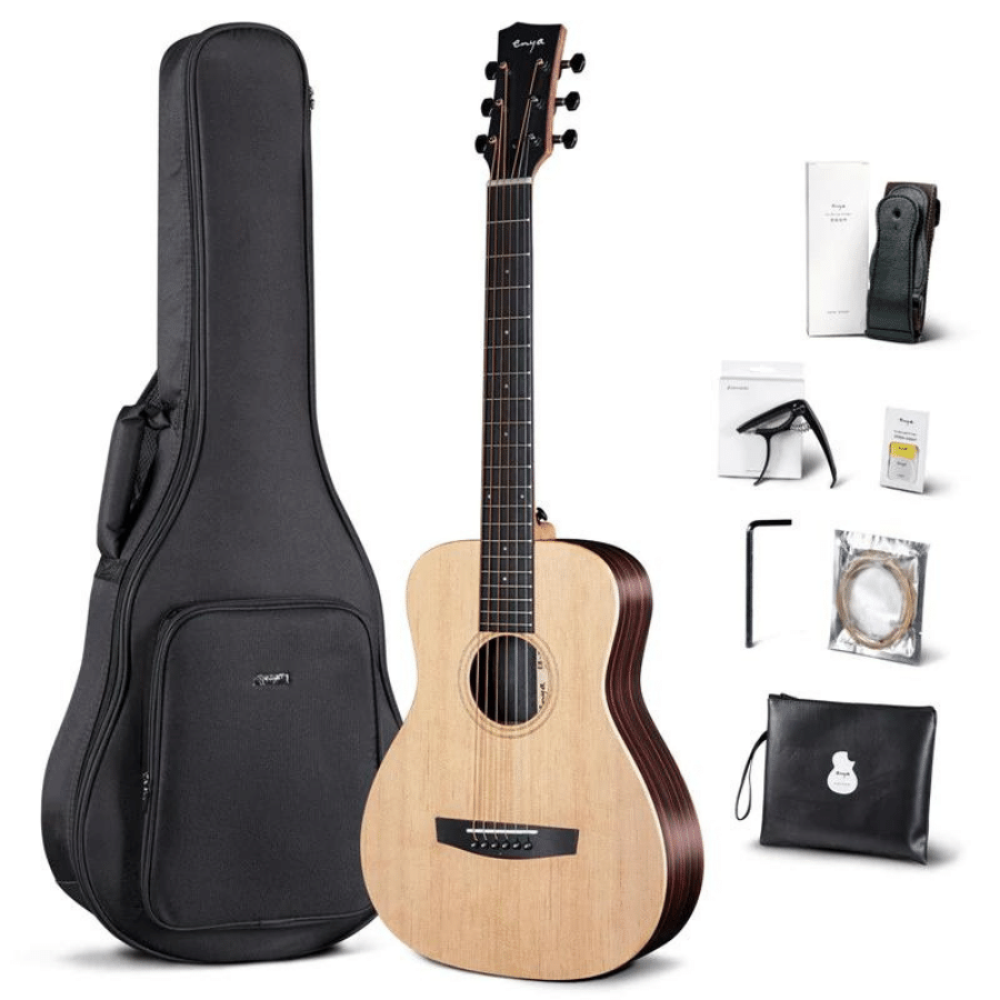 Enya EB-X1 Pro EQ Travel Electro Acoustic Guitar - Intasound Music