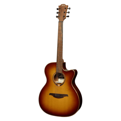 Lag Lag GLA T118 ASCE Slim Body Electro Cutaway, Brown Sunburst