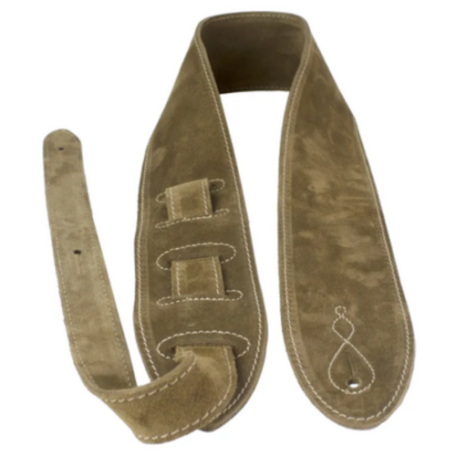 Leathergraft Leathergraft Comfy Beige Deluxe Suade Guitar Strap
