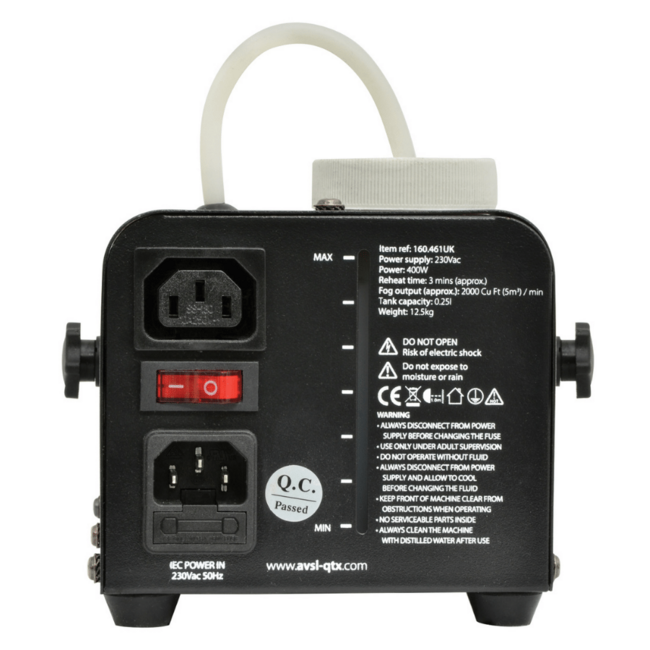 QTX QTFX-400 Compact Fog Machine 400W