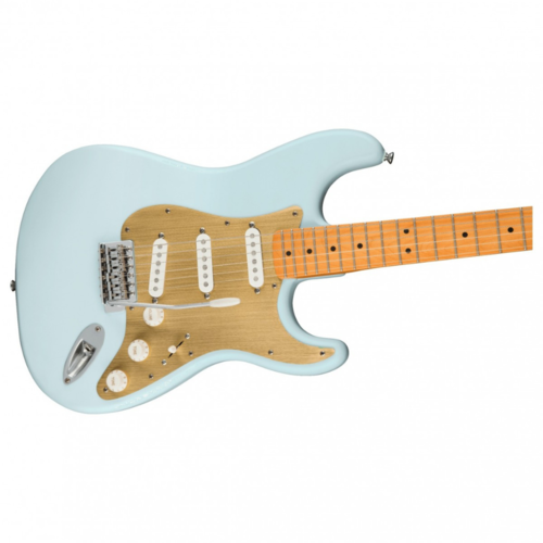 Squier by Fender Squier 40th Anniversary Stratocaster, Vintage Edition Satin Sonic Blue