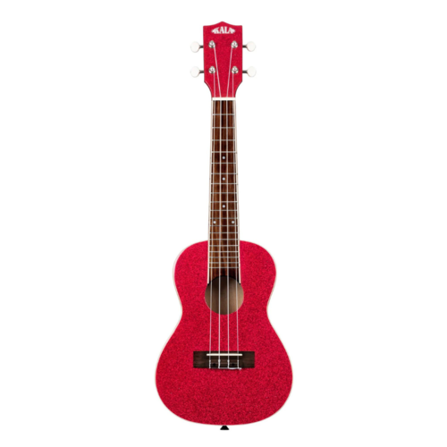 Kala Kala Ritzy Red Sparkle Concert Ukulele