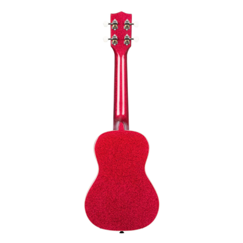 Kala Kala Ritzy Red Sparkle Concert Ukulele