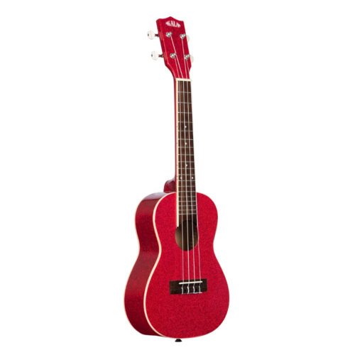 Kala Kala Ritzy Red Sparkle Concert Ukulele