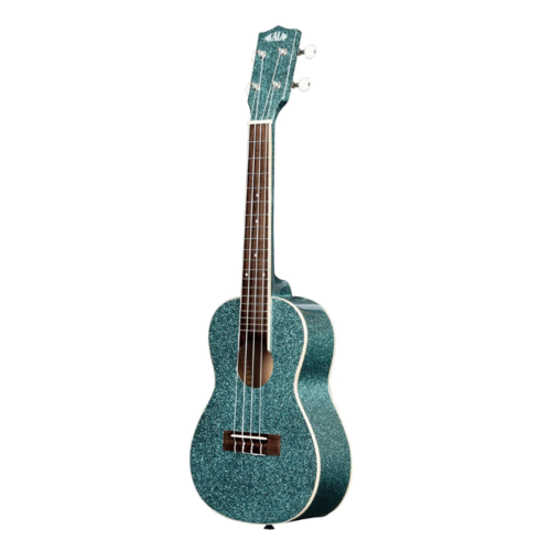 Kala Kala Rhapsody Blue Sparkle Concert Ukulele