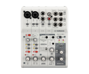 Yamaha AG06 Mk2 6-channel Mixer and USB Audio Interface - White