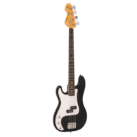 Encore E4 Left-Hand Bass Guitar - Gloss Black