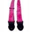 Leathergraft Leathergraft Fun Fur Guitar Strap - Pink - Extra long
