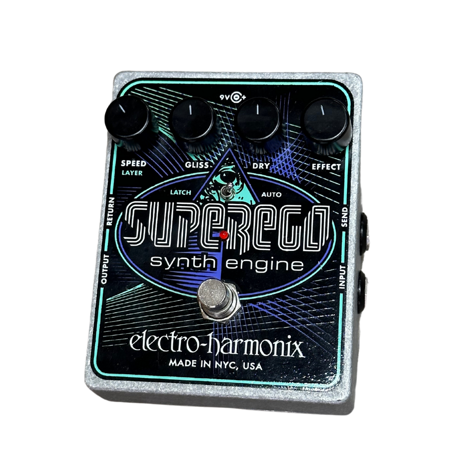 SH EHX Electro-Harmonix Superego Synth Pedal (w/box & power supply)