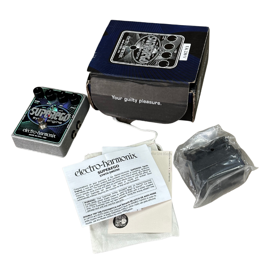 Electro-Harmonix SH EHX Electro-Harmonix Superego Synth Pedal (w/box &  power supply)