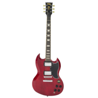 Vintage VS6 Electric Guitar Cherry Red