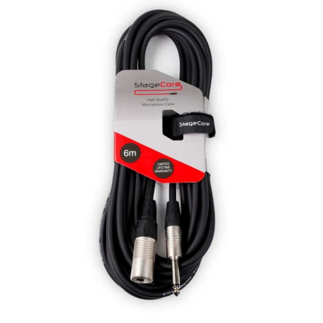 Stagecore 6.3 Mono Jack to Male XLR