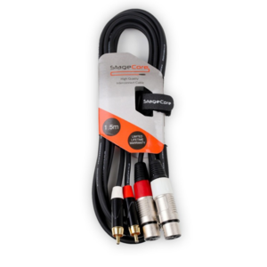 STAGECORE Stagecore RCA to x2 Female XLR