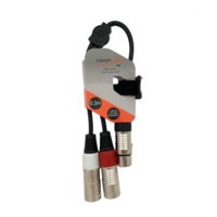 Stagecore x2 Male XLR to x1 Female XLR Y Splitter