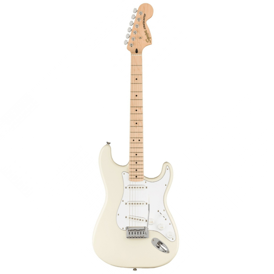 Squier Affinity Series Stratocaster, Olympic White - Intasound Music