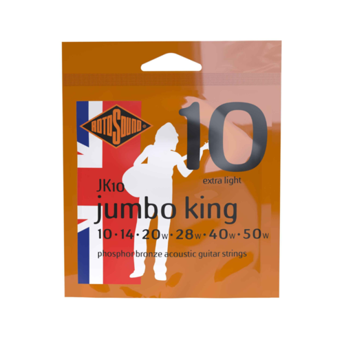 Rotosound Rotosound Jumbo King JK10 Extra Light 10-50 Acoustic Guitar Strings