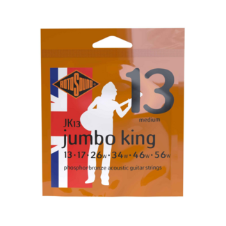 Rotosound Rotosound Jumbo King JK13 Medium 13-56 Acoustic Guitar Strings