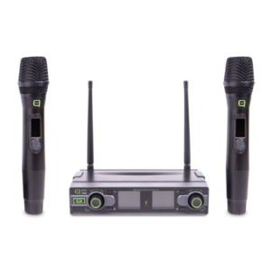 Q Mic Q Audio QWM1950 HH UHF Dual Channel Wireless Microphone System