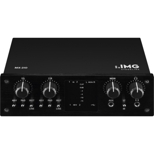 IMG Stageline IMG MX-2IO - 2 Channel USB Recording Interface