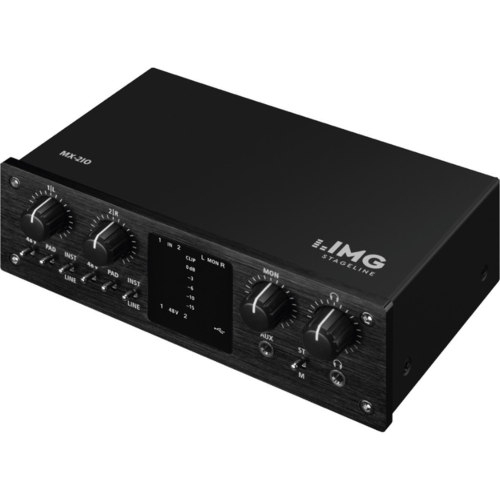 IMG Stageline IMG MX-2IO - 2 Channel USB Recording Interface