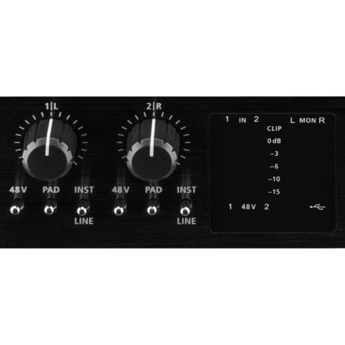 IMG Stageline IMG MX-2IO - 2 Channel USB Recording Interface