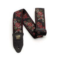 Ernie Ball Jacquard Red Rose Guitar Strap