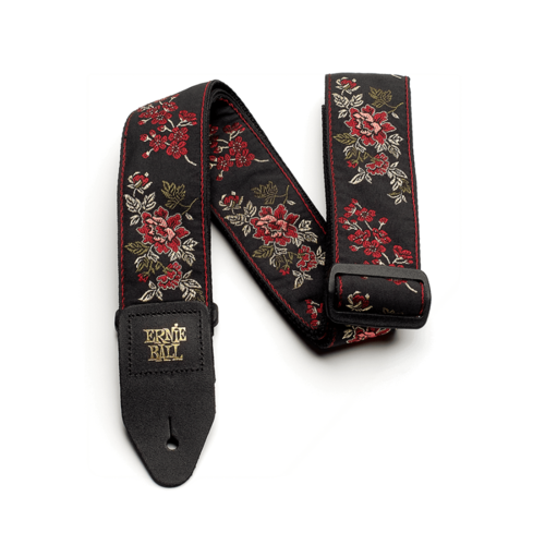 Ernie Ball Ernie Ball Jacquard Red Rose Guitar Strap