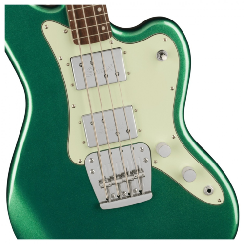 Squier by Fender Squier Paranormal Rascal HH Sherwood Green Bass Guitar