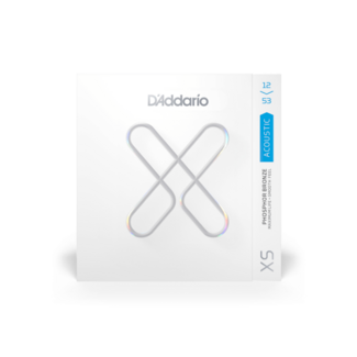 D'Addario XS Coated Acoustic Phosphor Bronze Light, 12-53