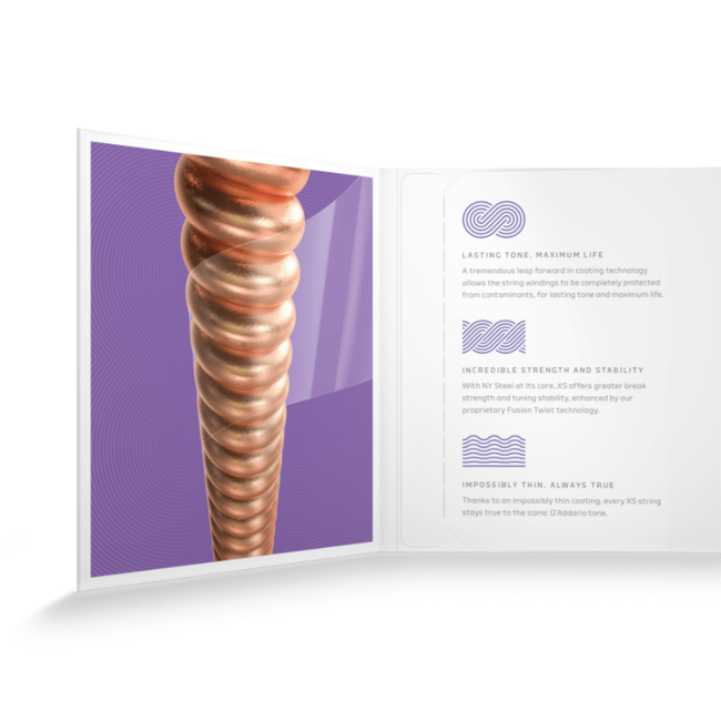 D'Addario XS Coated Acoustic Phosphor Bronze Custom Light, 11-52