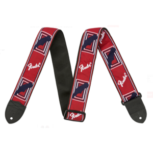 Fender Fender® 2" Monogrammed Strap, Red/White/Blue