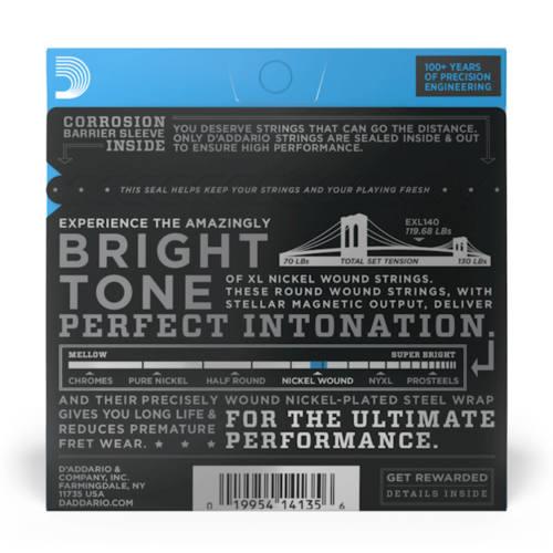 D'addario D'addario XL 10-52 Light Top Heavy Bottom