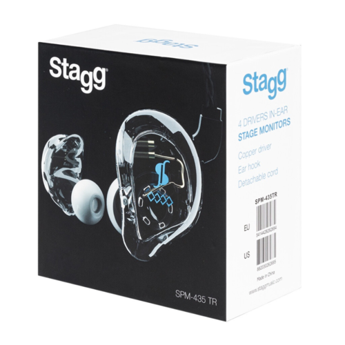 Stagg Stagg SPM-435 4-Driver In-Ear Monitors, Black