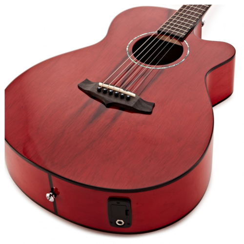 Tanglewood Tanglewood Azure Super Folk, Shimmering Red